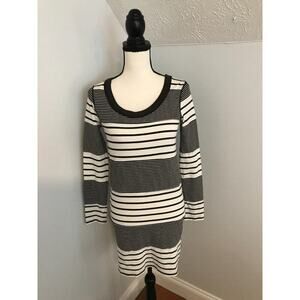 Free People We The Free Women's Long Sleeve Striped Cotton Dress